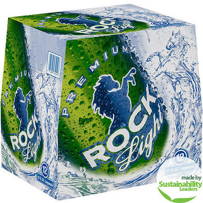 Rock Light Premium Beer, 12 fl oz, 12 pack