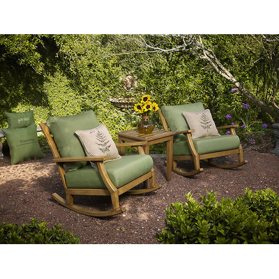 David Shaw Silverware Na Ltd Peak Season Bungalow 3 pc Rocking Chair Set