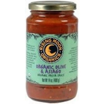 Rising Moon Organics B46855 Rising Moon Organic Pasta Sauce Olive And Asiago -12x14oz