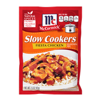 McCormick® Slow Cookers Fiesta Chicken Seasoning Mix