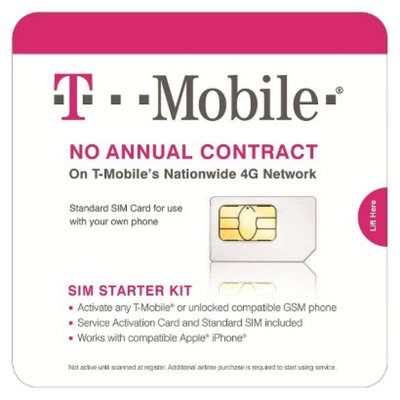 T-mobile T-Mobile No Annual Contract Activation Kit