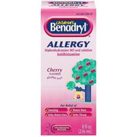 Benadryl Child Cherry Allergy Syrup- 8 Fl oz