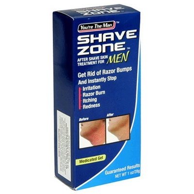 Shave Zone You're The Man After Shave Skin Treatment for Men, Medicated Gel, 1 oz (28 g)