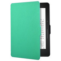 Insten INSTEN Baby Blue eReader Leather Shell PU Leather Case Cover For Amazon Kindle Voyage 6