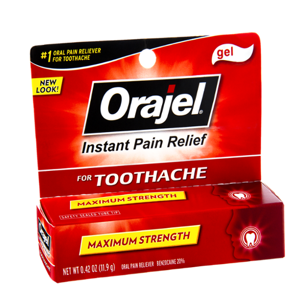 Orajel Maximum Strength Toothache Instant Pain Relief Gel