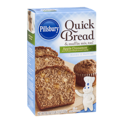 Pillsbury Quick Bread & Muffin Mix, Too! Apple Cinnamon