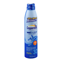 Coppertone Sunscreen Continuous Spray Wet 'n Clear SPF 30