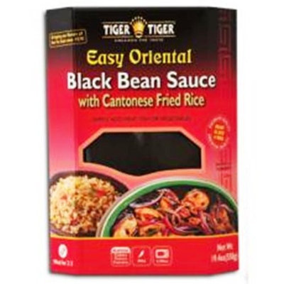 Tiger Tiger Black Bean Sauce with Cantonese Fried Brown Rice , 19.4-Ounce Boxes (Pack of 6)