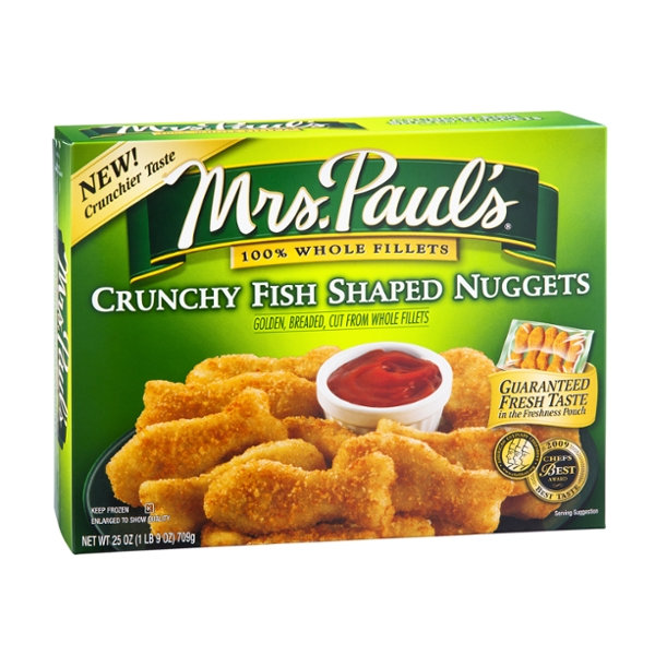 Mrs. Paul&rsquo;s Fish Shaped Nuggets Crunchy Reviews 2019