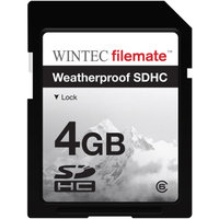 FileMate Wintec Filemate 4GB Class 6 SDHC Weatherproof Memory Card, Assorted Colors