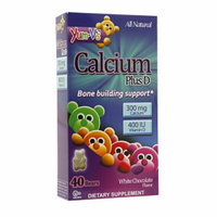 Yum-V's Calcium Plus D Gummies, White Chocolate, 40 ea