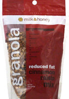 Milk & Honey Granola Milk Honey Granola 01786 Milk Honey Granola Cinnamon Raisin Mix#44; RF 12x16 Oz