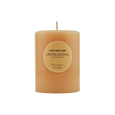CLARY SAGE & NECTARINE ESSENTIAL BLEND ONE 3x4 inch PILLAR ESSENTIAL B