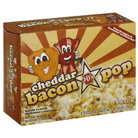 J&D's Cheddar Bacon Pop Bacon-Flavor Microwave Popcorn