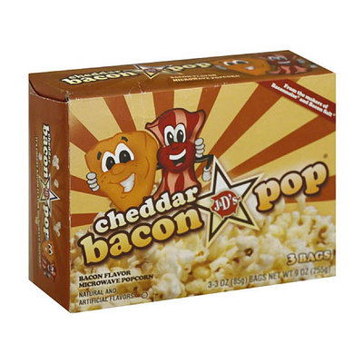 J&D's Cheddar Bacon Pop Bacon-Flavor Microwave Popcorn