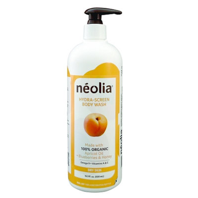 Neolia Hydra-Screen Apricot Oil Body Wash for Dry Skin