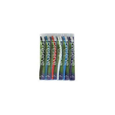 Preserve Personal Care Medium Preserve 6 Pack Toothbrushes Assorted Colors 222433