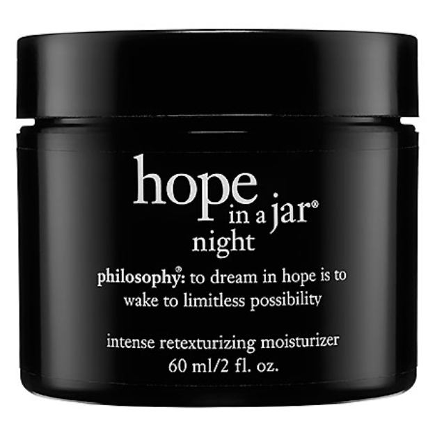 philosophy hope in a jar night intense retexturizing moisturizer