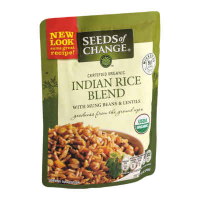 Seeds Of Change Indian Rice Blend With Mung Beans & Lentils