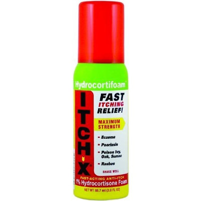 Itch-X Hydrocortifoam -- 3 oz.