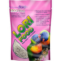 F.M. Browns Wildbird F.M. Brown's Zoo-Vital Lori Food Nectar Powder, 16-Ounce