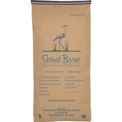 Great River Organic Milling Organic Specialty Corn Meal, 50-Pounds