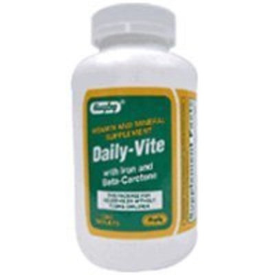 Daily Vitamins Daily - Vite Vitamins Tablets With Iron And Beta Carotene - 1000 Ea