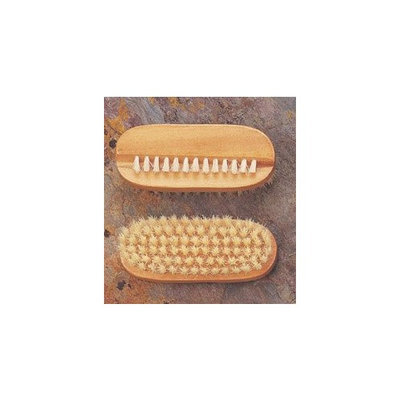 Pendergrass Oval Wooden boar Bristle Nail Brush fingernail cleaner