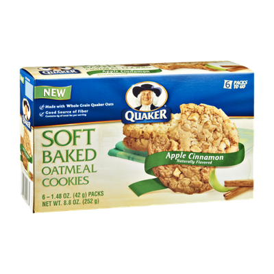 Quaker Life® Apple Cinnamon Soft Baked Oatmeal Cookies
