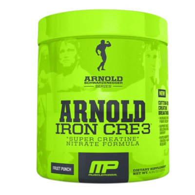 MusclePharm Arnold Schwarzenegger Series Iron CRE3, Fruit Punch, 4.34 oz