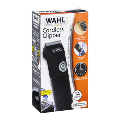 Wahl Cordless Clipper Heavy Duty Battery Haircutting Kit