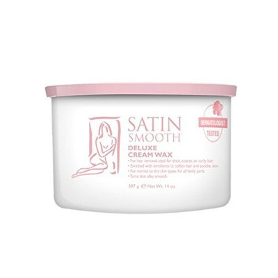 Satin Smooth Deluxe Cream Pot Wax, 14 Ounce