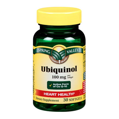 Spring Valley Ubiquinol 100mg Dietary Supplement