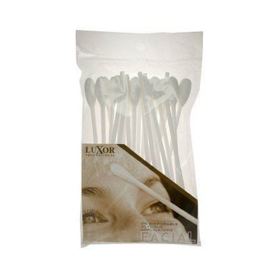 Luxor Professional Deluxe Disposable Glycolic Applicators for Facial - (02-PP9) 25 Pieces