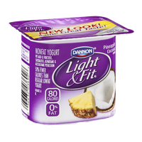 Light & Fit® Pineapple Coconut Nonfat Yogurt