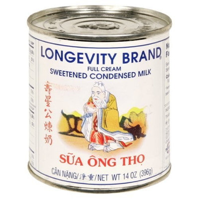 Longevity Sweetened Condensed Milk, 14-Ounce (Pack of 4)