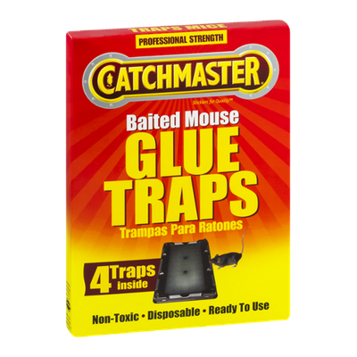 Catchmaster Baited Mouse Glue Traps - 4 CT