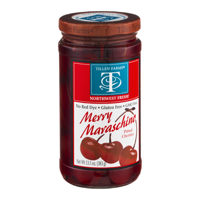 Tillen Farms Gluten Free Pitted Cherries Merry Maraschino