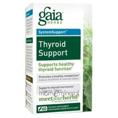 Gaia Herbs - Thyroid Support 60 lvcaps