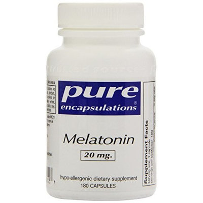 Pure Encapsulations - Melatonin 20 mg. 180's (Premium Packaging)