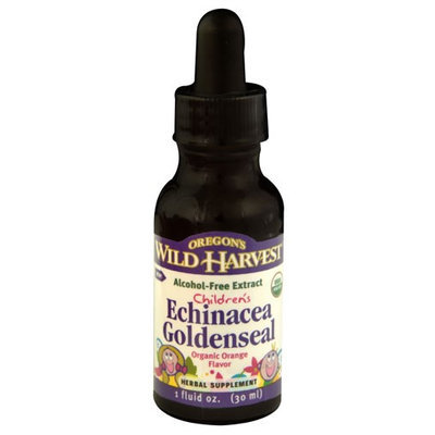 Oregon's Wild Harvest Children's Echinacea Goldenseal Organic Orange 1 fl oz