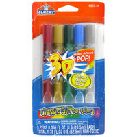 Elmers Elmer's Washable Glitter Glue - Classic, 5 pk