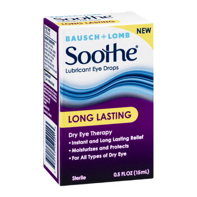 Bausch + Lomb Soothe Lubricant Eye Drops Long Lasting