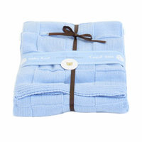 Piccolo Bambino Knitted Cotton Checker Blanket