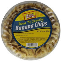 Good Sense Banana Chips, 15-Ounce Tubs (Pack of 8)