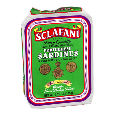 Sclafani Portuguese Sardines Skinless and Boneless