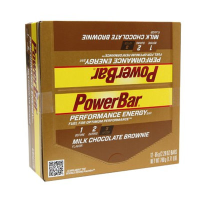 PowerBar Performance Energy Bars Milk Chocolate Brownie