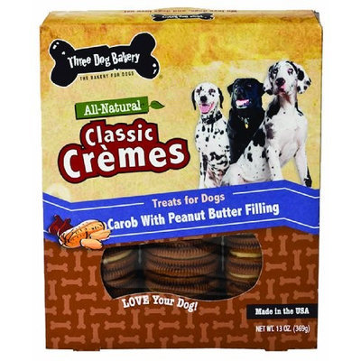 Three Dog Bakery Classic Cremes Carob Cookies