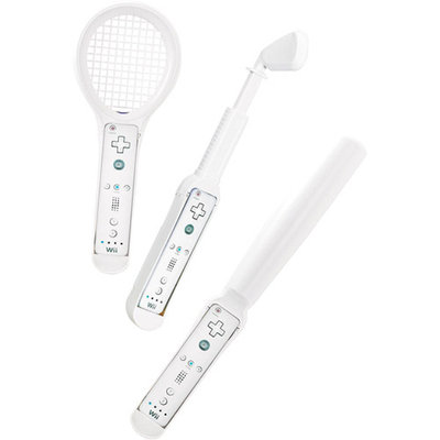 iConcepts 46587 Sports Kit and Racing Wheel For Wii Remote