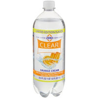 Clear American Orange Cream Flavored Sparkling Water, 33.8 fl oz